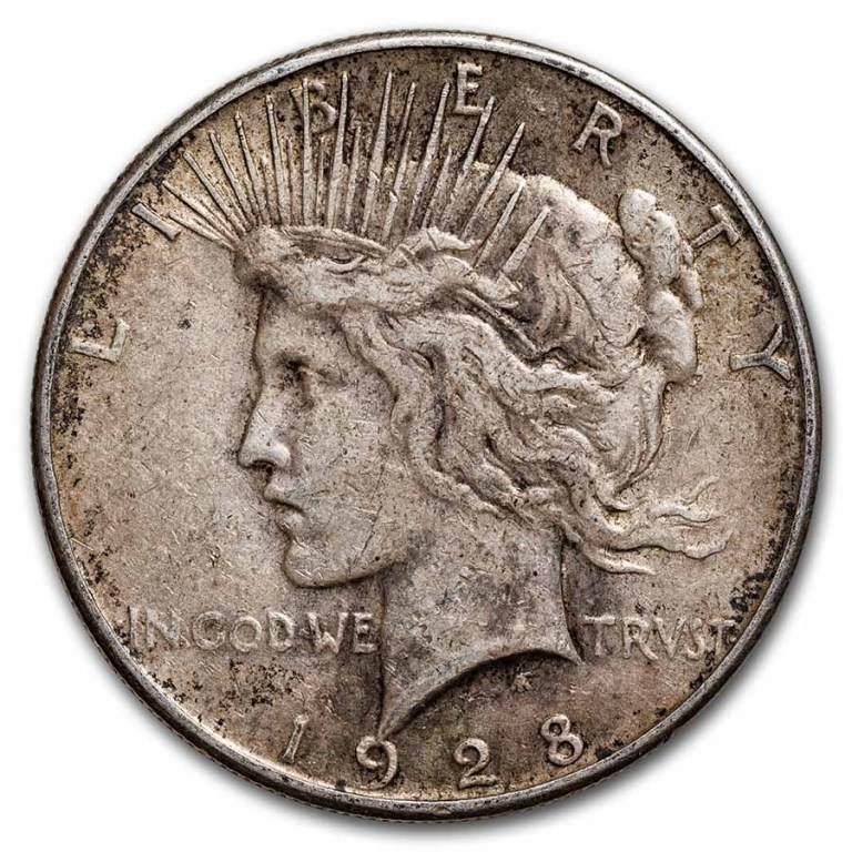 1928-S Peace Silver Dollar VG-XF